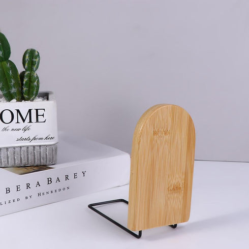 Kopida Non-Skid Bookend for Shelves, Wood Bookends, Book Stand for Books, Book Holder Desk Storage Student Stationary