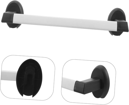 Ciieeo Wall Mounted Slipper Holder No Punching Shoe Rack for Bathroom Towel Bar Space Saving Organizer for Shoes