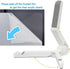 LED Note Board with Colors, Glowing Acrylic Message Marker Board, Illuminating Dry Erase Board (11.8*7.9in)
