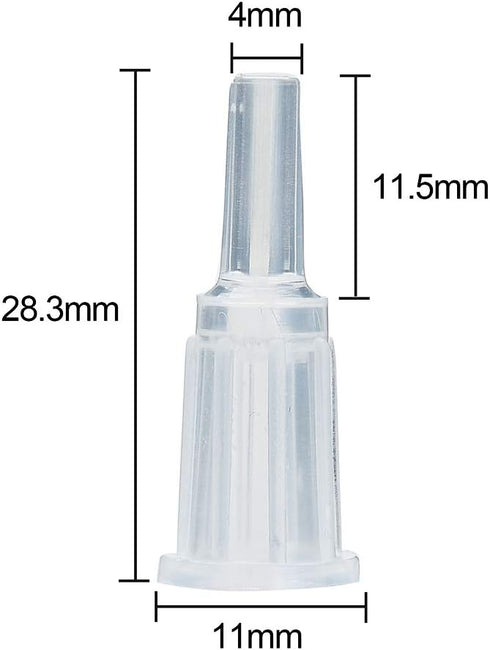 5 Pack 100ml Syringes with Tip Adapters, Large Garden Syringe for Labs