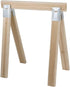 Century Drill & Tool 72994 2 x 4 Steel Sawhorse Brackets, Set of 4 for Home Improvement, Toolbox Accessories