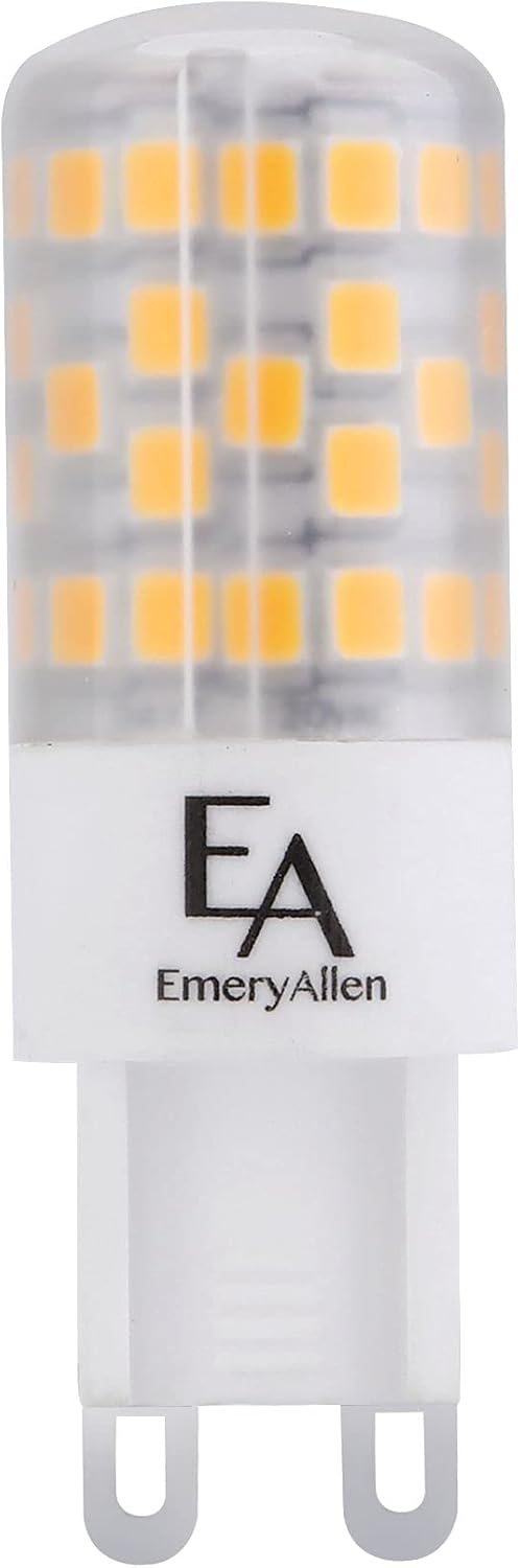EmeryAllen EA-G9-4.5W-001-279F-D Dimmable Miniature Bi-Pin Base LED Light Bulb, 120V-4.5Watt, 2700K, 1 Pcs