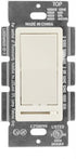 Dimmer 3-Way/Single 600 Maxxima LED Slide Rocker Switch - Pole Compatible, Decorative Electrical Light Switch, Watt