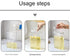 TKOWTB Transparent Laundry Detergent Dispenser Bottle Sealed Tank for Detergent Powder Laundry Room