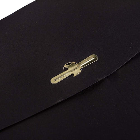 JAM PAPER 10 x 13 Open End Catalog Envelopes with Clasp Closure - Smooth Black - 50 Pack