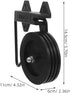 1 BETOOKY Pair Shopping Cart Caster Replacement, Quiet Rolling Cart Wheels, Swivel Caster Wheels for Foldable Trolleys