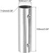 uxcell 3Pcs Straight Pipe Fitting Connector, 304 Stainless Steel 2-Way Hand Rail Tube Connector 100mm Length, for 1"(25mm) OD Handrail Railing