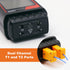 -328~2501 4PCS Digital Thermocouple Thermometer Dual-Channel K/J Type Thermometer Wide Range Industrial HVAC