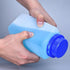 Othmro 5pcs Plastic Lab Chemical Reagent Bottles, 250ml/8.5oz Wide Mouth Liquid/Solid Storage, Blue