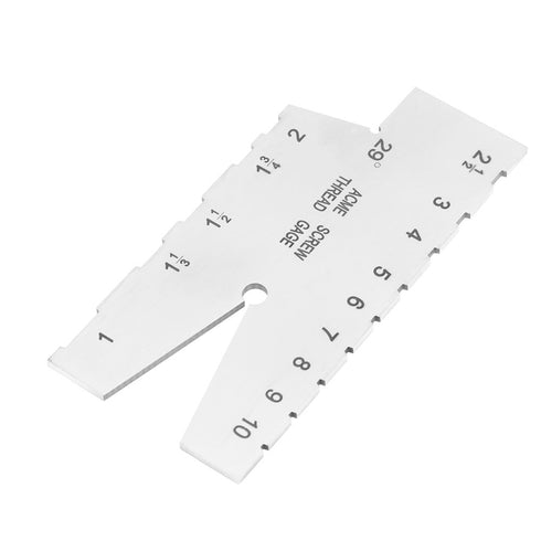 Screw Thread Gauge, Stainless Steel Grinding Gage 29 Degree Inspection Tool for Woodworking & Metalworking