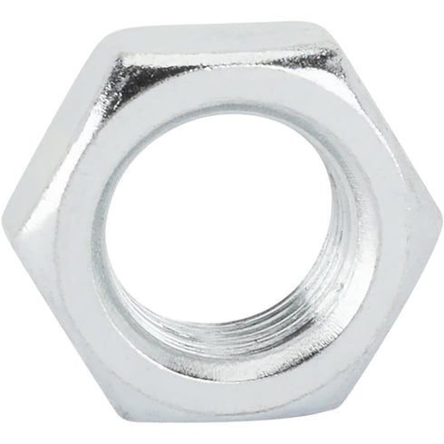 Speedway Motors 5/8 Inch-18 Pack 6 Steel Jam Nuts Right Hand NF Fine Thread, Thin Profile Zinc Plated Hardware for Rod