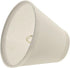 Aspen Creative 32118-2A Set (2 Pack), 6 inch (3" 6" 5") Small Hardback Empire Shape Chandelier Clip-On Lamp Shade