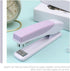 LUOZZY Large Capacity Desktop Stapler, Labor-Saving Stapler for Office Desk Accessories, Reduced Effort Stapler, Purple