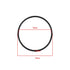 20PCS Nitrile Rubber O-Rings, 76mm OD 70mm ID 3mm Width for Faucet Plumbing Repair, Black