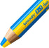 STABILO Multi-Talented Pencil woody 3 in 1 duo - Pack of 5 - Assorted Colors with Sharpener