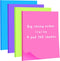 Harloon Big Sticky Notes 11 x 11 Inch Jumbo Memo Post Stickies, 40 Sheets/Pad for Office & School (Dark Color Series)
