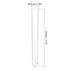 PATIKIL 15ml Plastic Test Tubes with Cork Stoppers, 5Pcs 150x16mm Tubes for Scientific Party Decoration Candy Bead Storage Bath Salt Lab Use, Clear