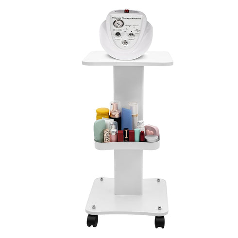 WoopJeem Beauty Rolling Cart, 3 Tier Multifunctional Beauty Trolley Cart, Rolling Tray Organizer
