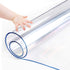 Icefire 1.5mm 30" 54 Inch Clear PVC Table Top Protector PVC Vinyl Polyester Rectangle Table Cover Wood Furniture Wooden