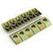 Half Moon Washer Furniture Nut Connector Nuts Spacer Washer Bronze Tone 12 Pcs with 8mm Hole Dia