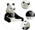 DIYEAH Panda Paper Holder Wall-Mounted No-Drill Design Resin Towel Rack for Bathroom and Kitchen Easy Installation