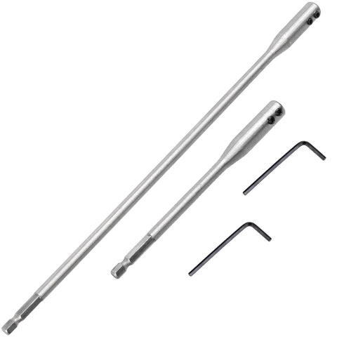 NEATABY 4 Pieces 1/4 Drill Bit Extension Set, High Carbon Steel, 6 and