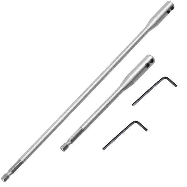 NEATABY 4 Pieces 1/4 Drill Bit Extension Set, High Carbon Steel, 6 and