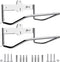 JBscoop 2 Ladder Hooks Wall Mount for Ladder Storage Strollers and Folding