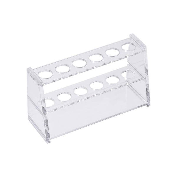 uxcell Acrylic Test Tube Holder Rack, Clear, 6 Wells for 10ml Centrifuge Tubes