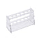 uxcell Acrylic Test Tube Holder Rack, Clear, 6 Wells for 10ml Centrifuge Tubes