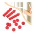 25 Pcs Red Caulk Saving Cap, Caulking Tube Cover, Caulk Sealer Save Cap for Sealing and Preserving