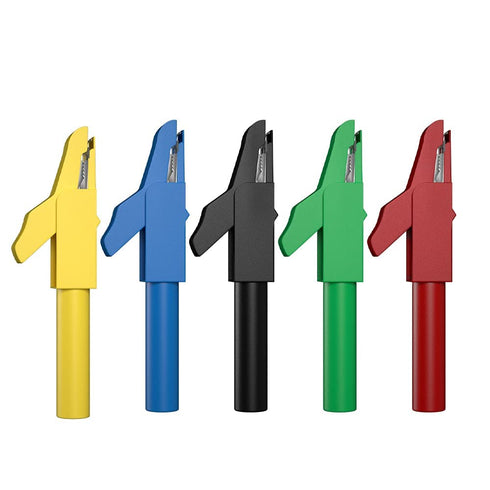 Test Lead Kit 25pcs Alligator Clip to 4mm Banana Plug Test Probe Kit for Automotive Repair Diagnosis Tools