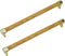 IBOWZ Kitchen Cupboard Handle 2pcs Solid Wood Drawer Handles Zinc Alloy Base Cupboard