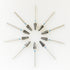 Airgoesin 10pcs HP Cutting Burs Drill Polisher, Tungsten Carbide, 2.35mm Shaft for Plaster Alloy Acrylic Cleaning