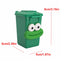 Nuanmu Mini Curbside Vehicle Garbage DIY Creative Sausage Mouth Miniature Novelty Toys Garbage Truck's Trash Can