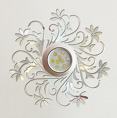 European Mirror Sticker for ceilling Decoration, DIY Top ceilling Mirror Wall Sticker, top Lighting The Ceiling