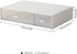 Stackable Desk Organizer with 2 Drawers, Perfect for Small Item/Cosmetic Office Supplies (White)
