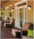 6106900 Westinghouse One-Light LED Outdoor Wall Fixture with Dusk to Dawn Sensor, Oil Rubbed Bronze Finish with Clear
