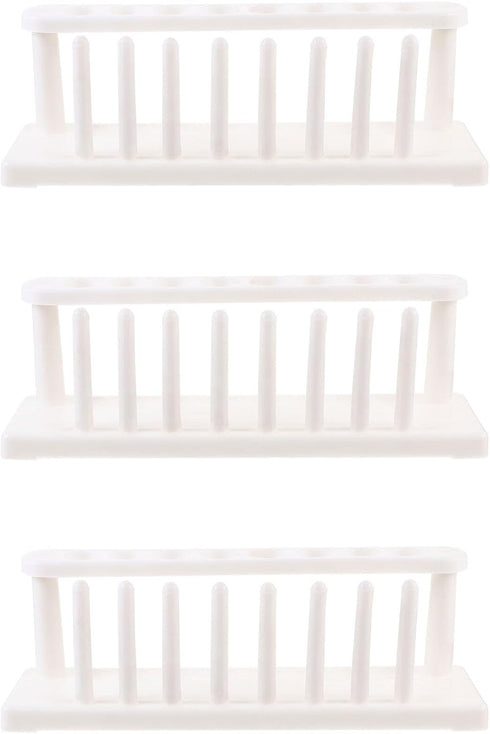 POPETPOP 3pack Test Tube Rack, Portable Storage Rack for Aquarium Laboratory Equipment