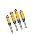 Totowood 4Pcs Set 1/4 Inch 1/2 Inch 3/4", 1", 1-1/4", 1-1/2" Inch Top and Bottom Bearing Flush Trim Router Bits Shank
