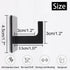 Bath Towel Hook, 10 Pack Self Adhesive Square Coat Hooks, Heavy Duty Wall Hooks for Bathroom Bedroom Kitchen