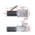 BRINGSMART 24V 40rpm DC Worm Gear Motor, 40kg.cm Self-Locking Reversed Mini Turbine Geared Motor for DIY Robot Rotating