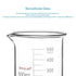 stonylab Glass Beaker, 1 Pack Borosilicate Glass Graduated Low Form Griffin Beaker with Pouring Spout, 500 ml