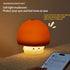 Dimmable YEEFIGRO Cute Baby Night Light for Kids,Rechargeable Silicone Nursery Toddler Mushroom Nightlight,Squishy