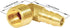 Joywayus Brass Hose Fitting, 90 Degree Elbow, 3/8" Barb x 3/8" NPT Male Pipe, Water/Fuel/Air (Pack of 2)