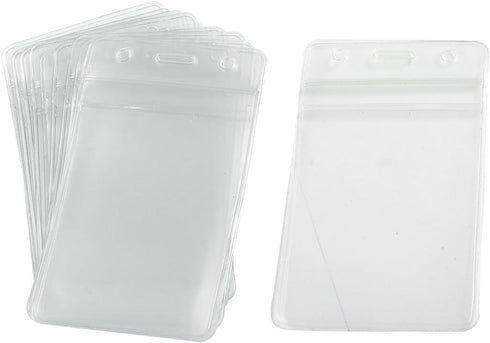 uxcell Vertical ID Card Holder, Set of 10