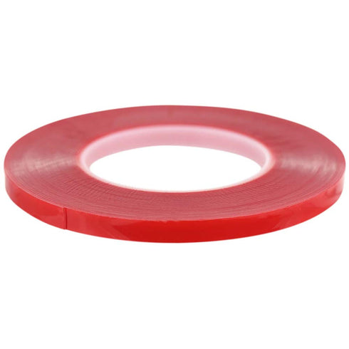 MMOBIEL Clear Double Sided Acrylic Tape, 4mm 25m Heavy Duty Mounting Adhesive Strip, Transparent, Removable