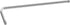4PCS T10 Long Tamper Proof Torx Hex Key Bit Wrench, Anti Tamper Star Screwdriver Security Bit Torque Repair Tool