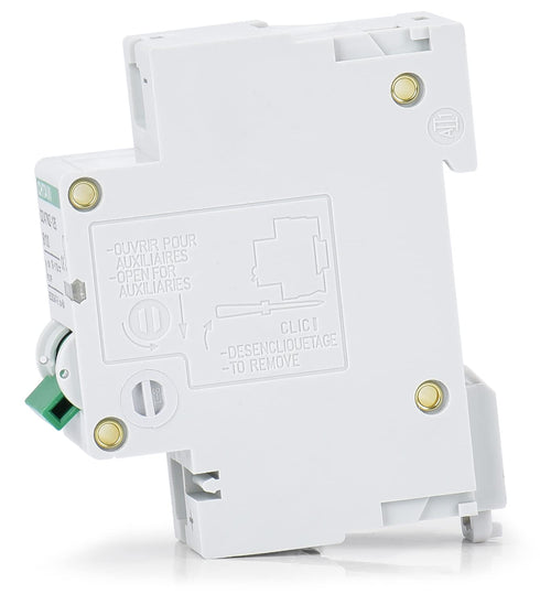 12V-110V DC Miniature Circuit Breaker, 125 Amp 1 Pole Battery Breaker Protector for Solar PV System and RV, Thermal Magnetic Trip, DIN Rail Mount, High Current DC Disconnect Switch MCB 1P B125