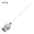 10pcs 28Gauge Stainless Steel Dispensing Needles, 1 1/2" All Metal Glue Needle Tube Blunt Tips
